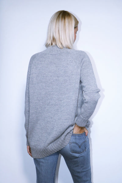 Numero Uno Sweater- Grey