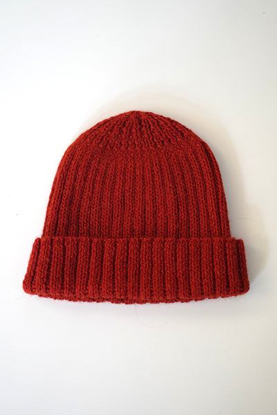 Essential Rib Beanie- Pumpkin