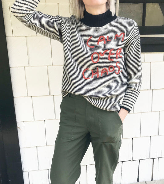 Calm Over Chaos Sweater