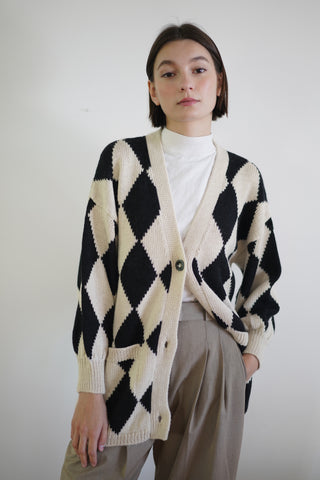 Ezra Cardigan - Black & White