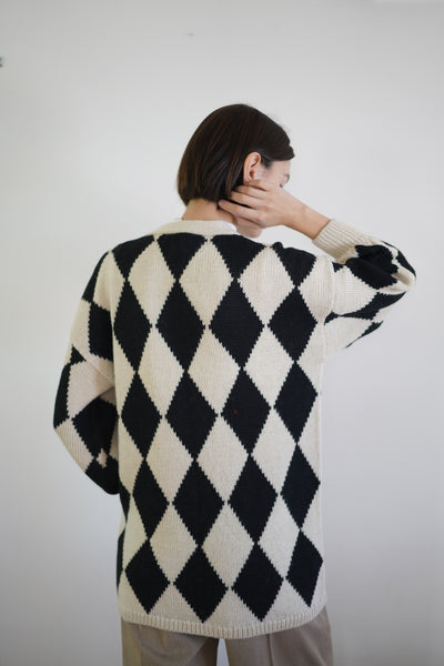 Ezra Cardigan - Black & White