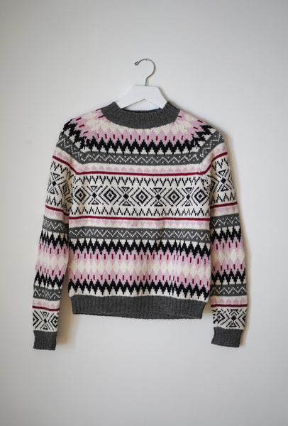 Fairisle Alpaca Crew