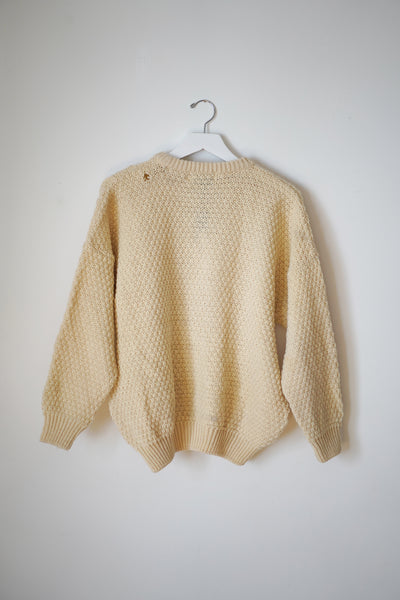 Wool Fisherman Sweater