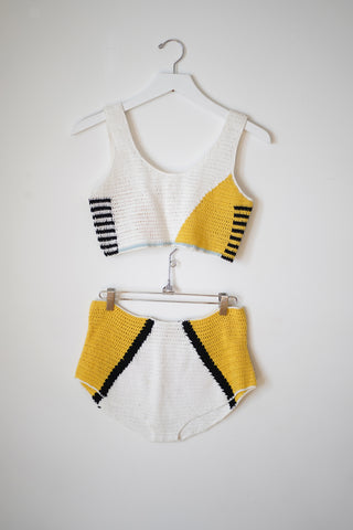 Cotton Crochet bikini set