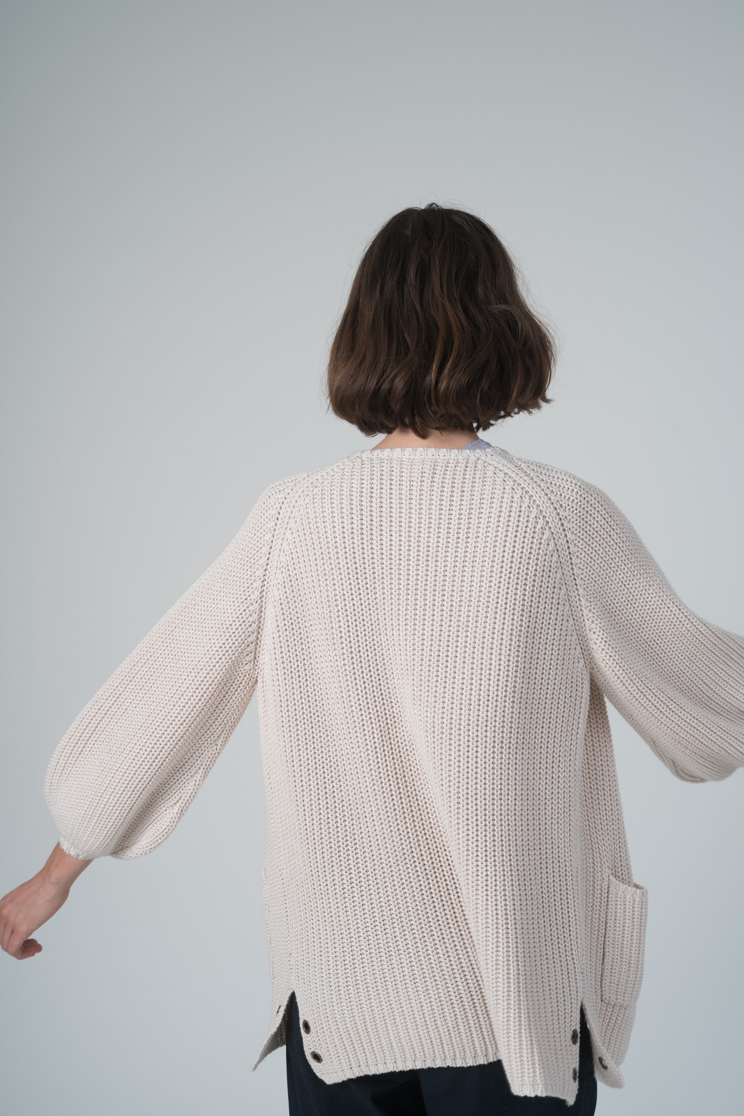PAULINE light sand cardigan