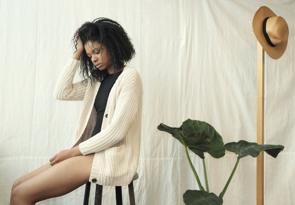 Elizabeth Cardigan - Light Sand