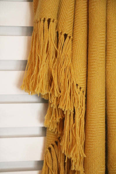 Cabin Blanket- Mustard