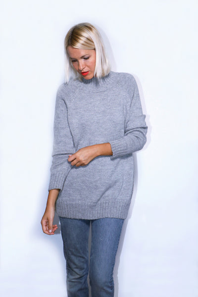 Numero Uno Sweater- Grey