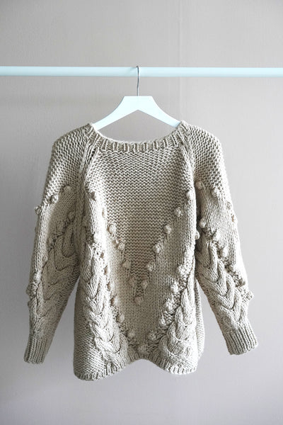 Cable sweater