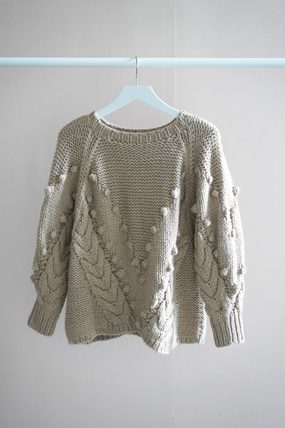 Cable sweater
