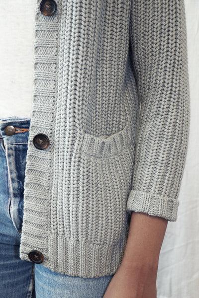 Elizabeth Cardigan - Ash Grey