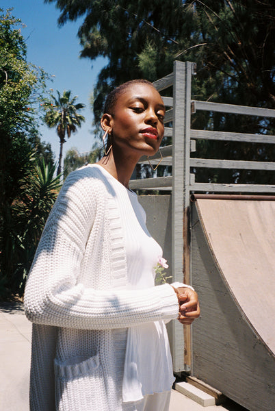 Elizabeth Cardigan - Pure White