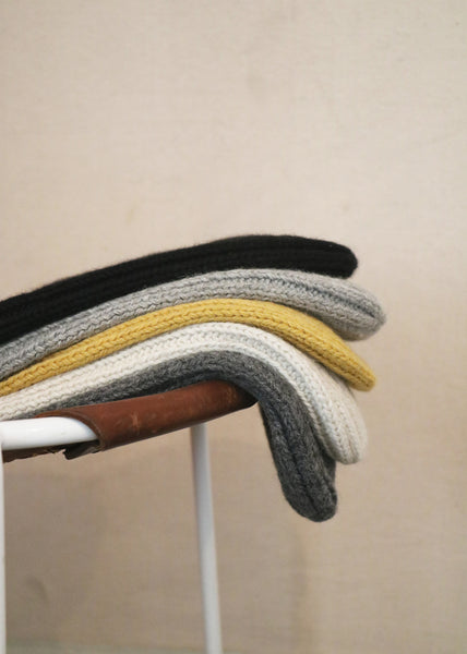 Essential Rib Beanie- Mustard