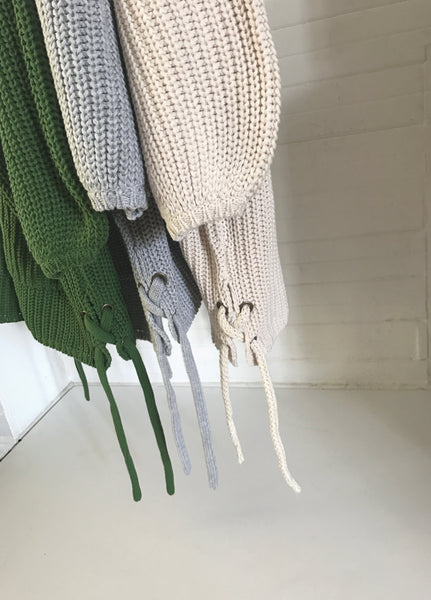 House Cardigan - Haiku Green